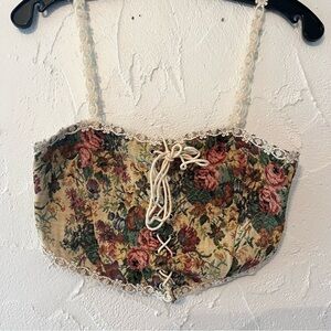 Rumwe Lace Trimmed Camisole Tanktop Size Small